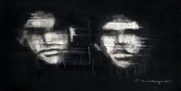 Arsalan Naqvi, 12 x 24 Inch, Acrylic on Canvas, Figurative Painting, AC-ARN-016